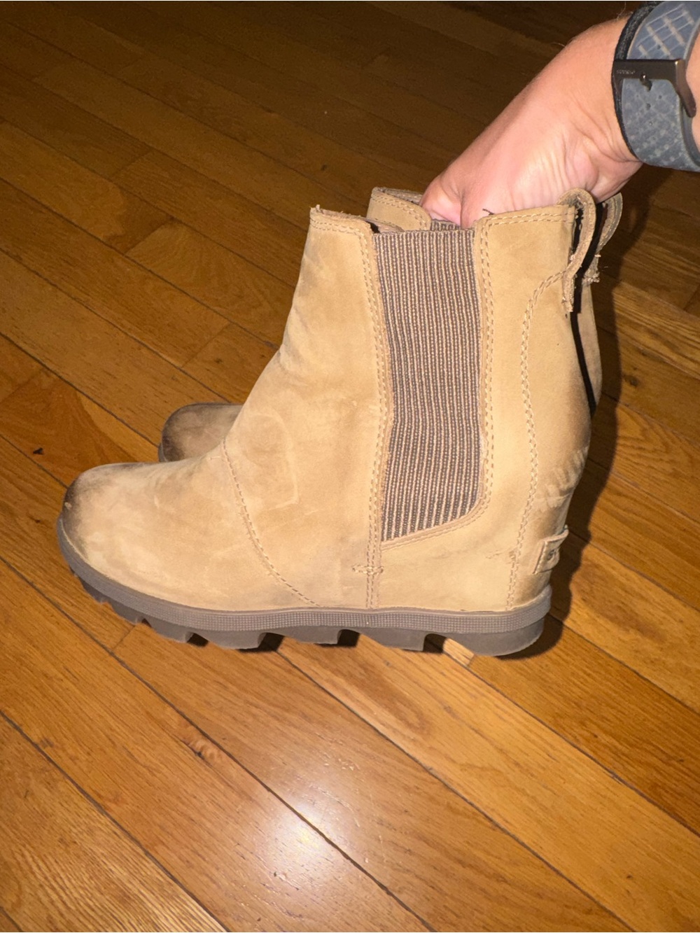 Sorel Joan of Arctic Rhapsody Wedge Bootie Waterproof Women size 8